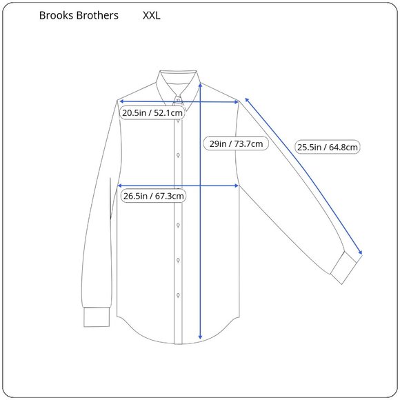 NWT Men’s Brooks Brothers Button Down Shirt - Picture 4 of 4